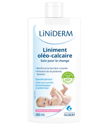 Gilbert Liniderm Liniment Oléo-Calcaire 480 ml
