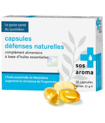 SOS Aroma Capsules Défenses Naturelles x 30