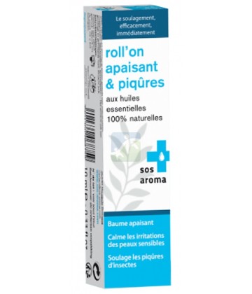 SOS Aroma Roll'On Apaisant & Piqûres 10 ml