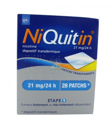 NiQuitin patchs 21 mg/24h x 28