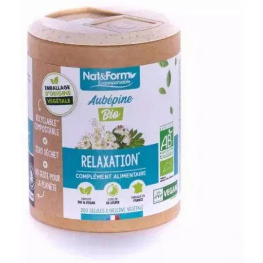 Nat&Form Ecoresponsable Aubépine Bio
