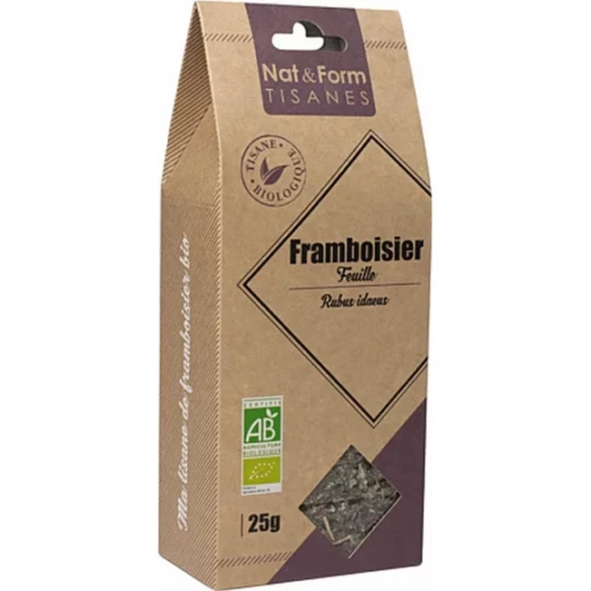 Nat&Form Tisanes Framboisier Bio 25 g