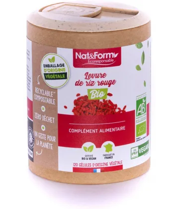 Nat&Form Ecoresponsable Levure de Riz Rouge x 120