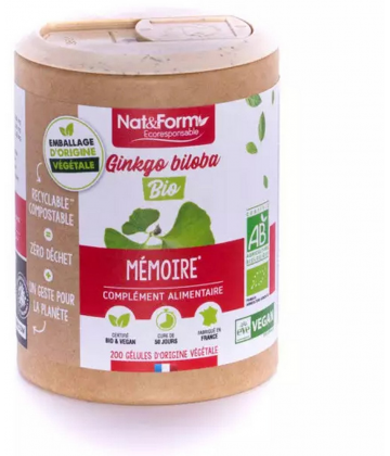 Nat&Form Ecoresponsable Ginkgo Biloba Bio