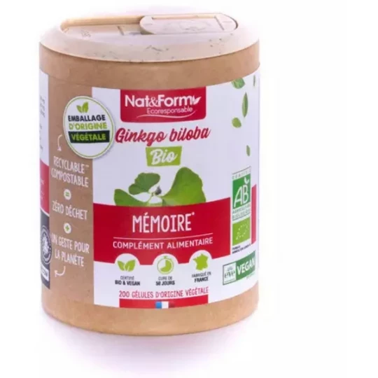 Nat&Form Ecoresponsable Ginkgo Biloba Bio - image 2