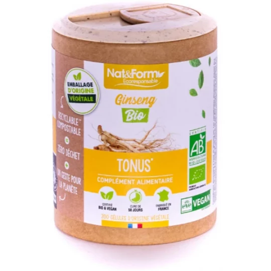 Nat&Form Ecoresponsable Ginseng Rouge Bio
