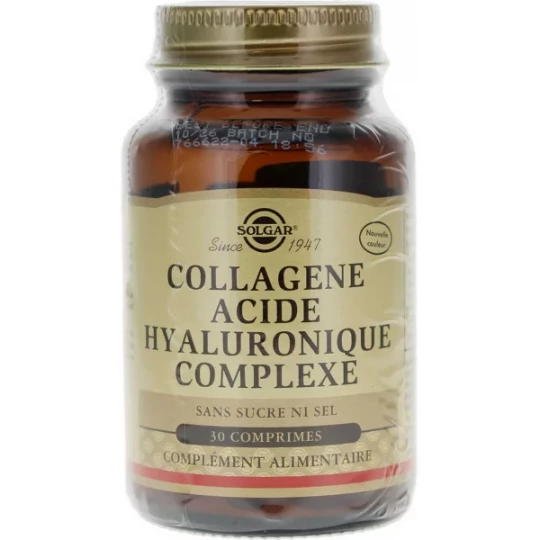 Solgar Acide Hyaluronique Complexe Comprimés x 30
