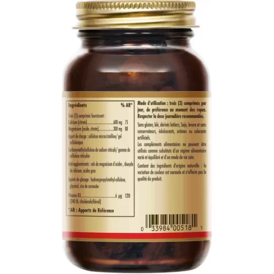 Solgar Calcium Magnésium Vitamine D Comprimés x 150 - image 2