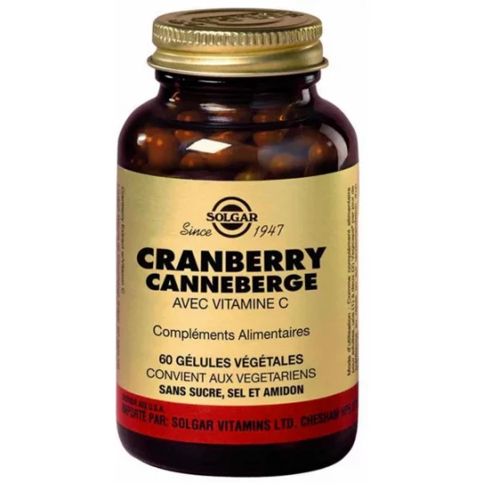 Solgar Canneberge Gélules Végétales x 60