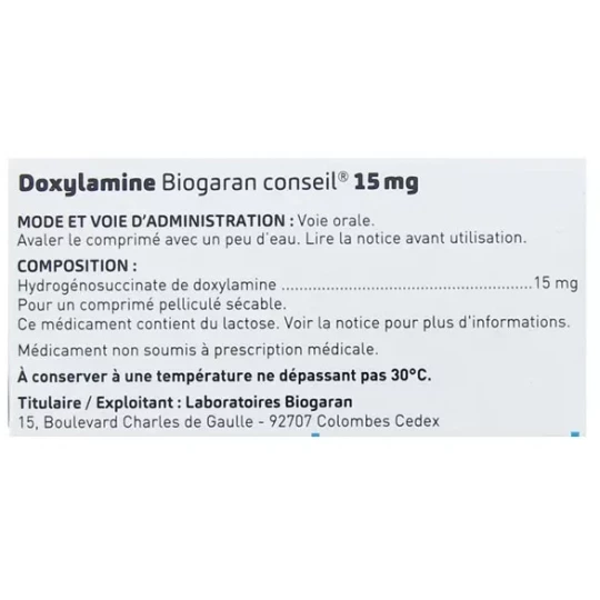 Doxylamine Biogaran 15 mg x 10 - image 2