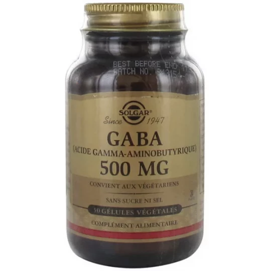 Solgar Gaba Gélules Végétales x 50