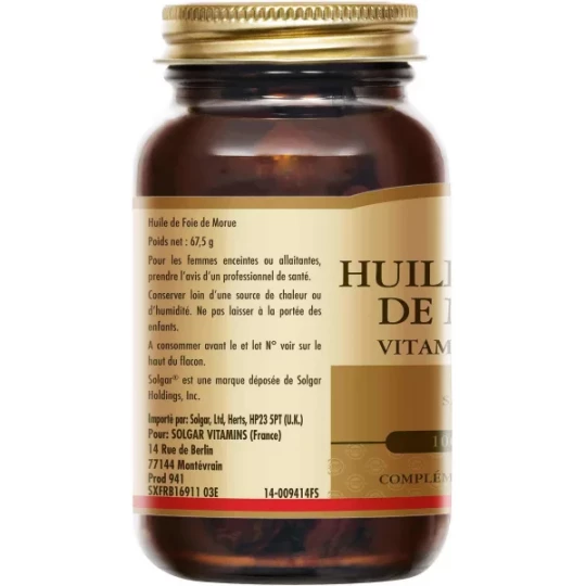 Solgar Huile de Foie de Morue - image 18