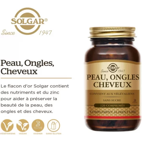 Solgar Peau Ongles Cheveux Comprimés - image 8