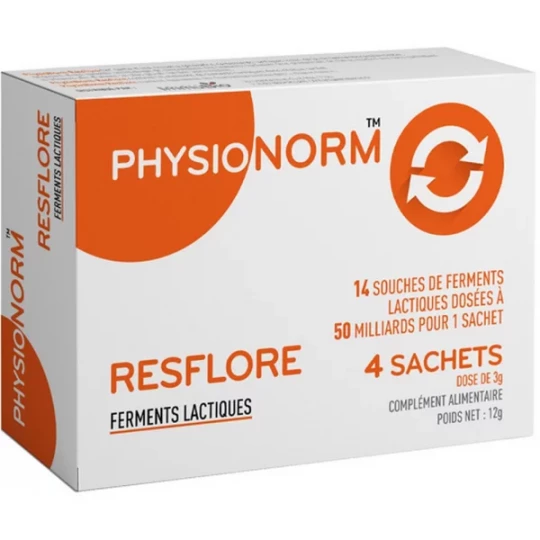 Immubio Physionorm Resflore Ferments Lactiques x 4