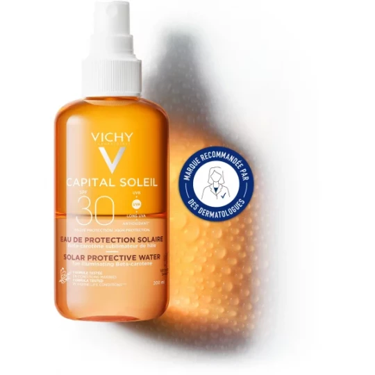 Vichy Capital Soleil Eau de Protection Solaire Hâle Sublimé SPF30 200 ml
