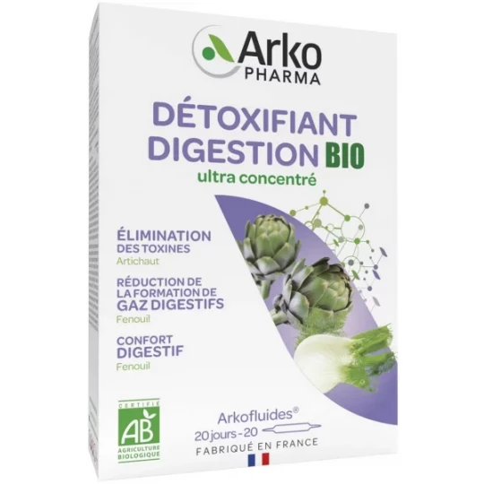 Arkofluides Artichaut Fenouil Bio x 20