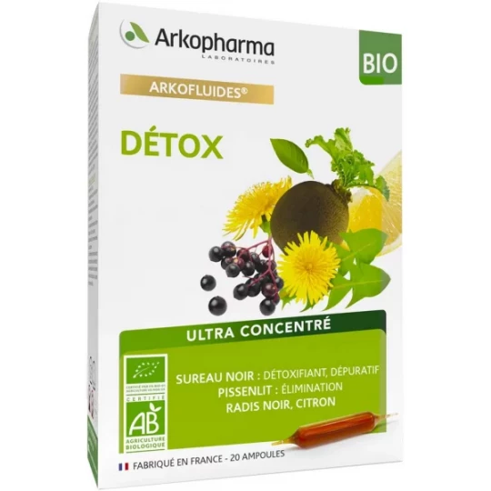 Arkopharma Arkofluides Détox Bio x 20