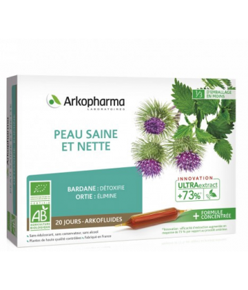 Arkopharma Arkofluides Peau Saine et Nette Bio x 20