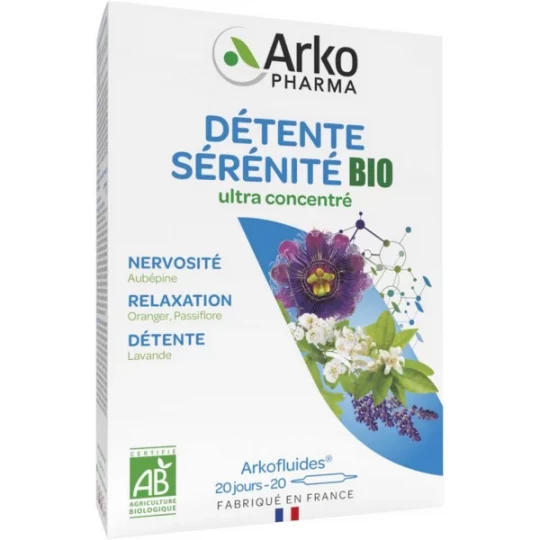 Arkofluides Détente Sommeil Bio x 20