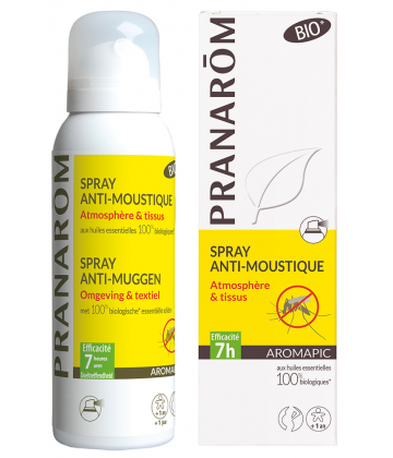 Pranarôm Aromapic Spray Anti-Moustique Atmosphère & Tissus Bio 100 ml