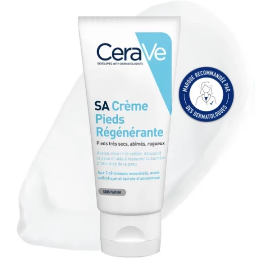 CeraVe Crème Pieds Régénérante 88 ml