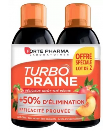 Forté Pharma Turbodraine Ananas 2 x 500 ml
