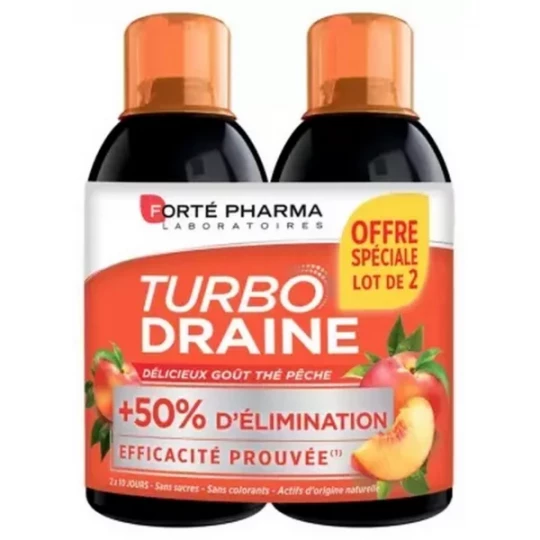 Forté Pharma Turbodraine Ananas 2 x 500 ml