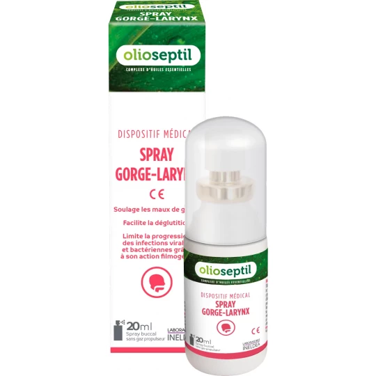 Olioseptil Spray Gorge-Larynx 20 ml