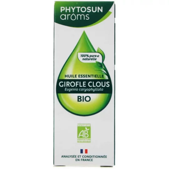 Phytosun Arôms Huile Essentielle Girofle Clous Bio 10 ml