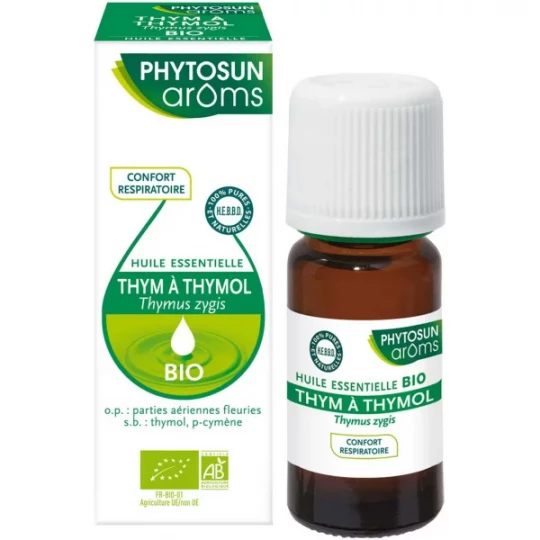 Phytosun Arôms Huile Essentielle Thym à Thymol Bio 10 ml