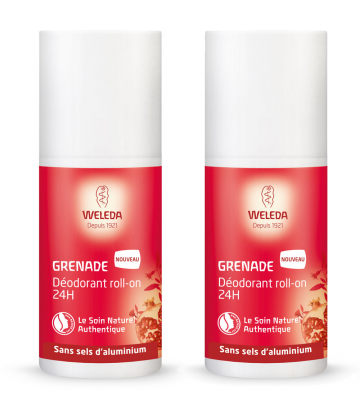 Weleda Grenade Déodorant Roll-On 24h 2 x 50 ml