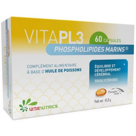 Vitanutrics VitaPL3 Phospholipides Marins x 60