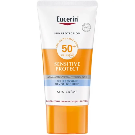 Eucerin Sun Crème Visage 50+ Peau Normale à Sèche 50 ml