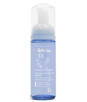 Melvita Bouquet Floral Mousse Nettoyante Légère 155 ml