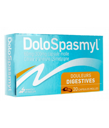 Dolospasmyl 60mg/300mg Capsules molles x 20
