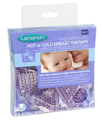 Lansinoh Coussinets Apaisants Thera Pearl Chaud ou Froid x 2