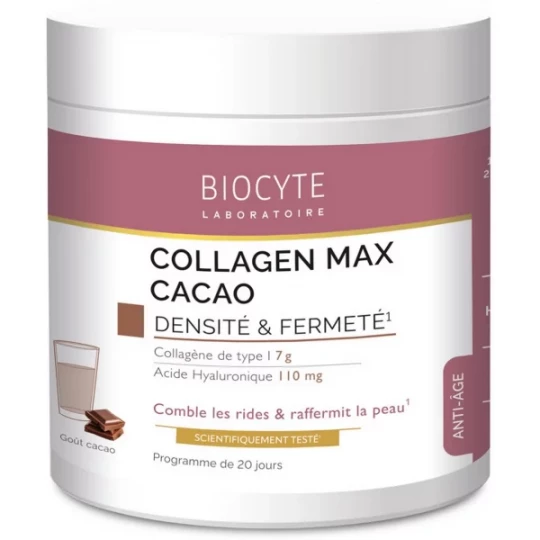 Biocyte Beauty Food Collagen Max Goût Cacao 260 g
