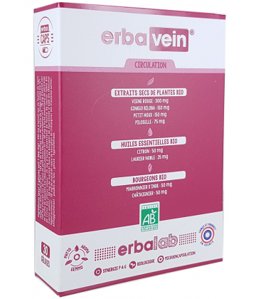 Nutrisanté Erbavein Circulation Bio x 30