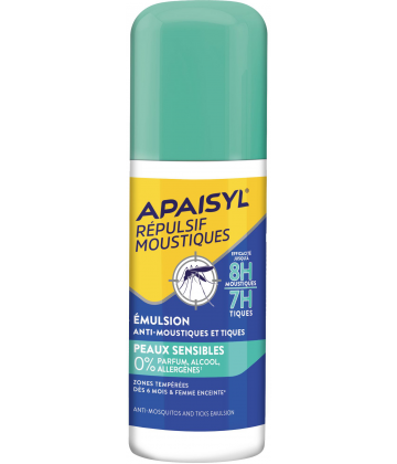 Apaisyl Répulsif Moustiques Émulsion 90 ml