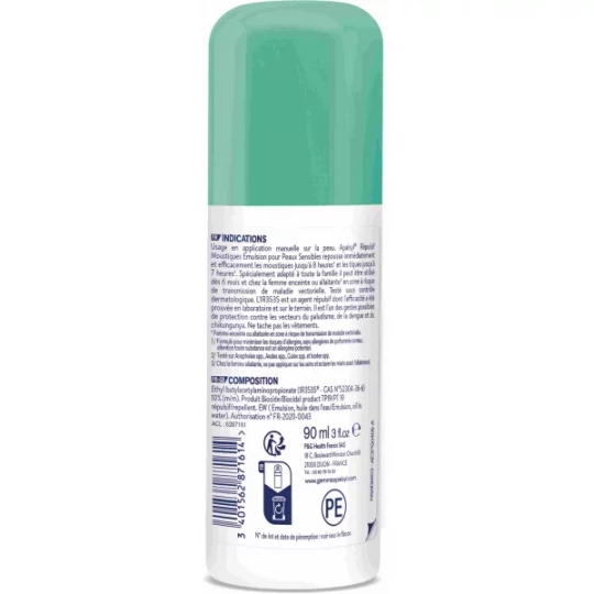 Apaisyl Répulsif Moustiques Émulsion 90 ml - image 3