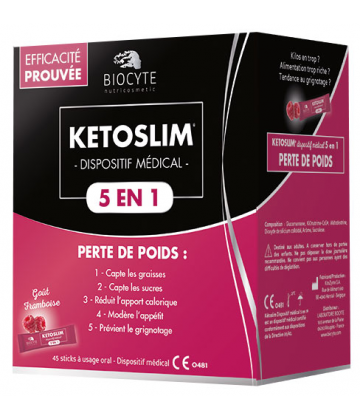 Biocyte Kétoslim Perte de Poids 5 en 1 x 45