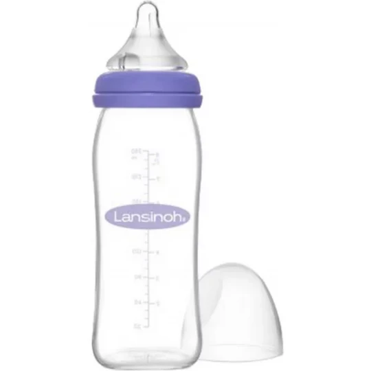 Lansinoh Biberon Verre NaturalWave 240 ml