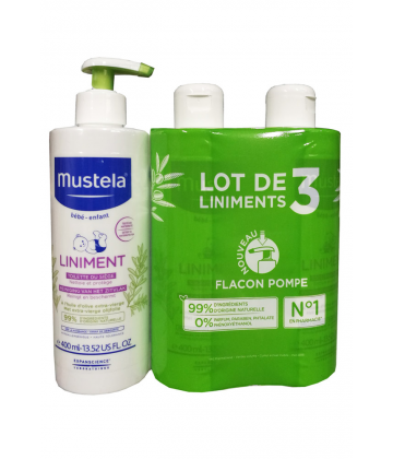 Mustela Liniment Dermo-Protecteur 3 x 400 ml