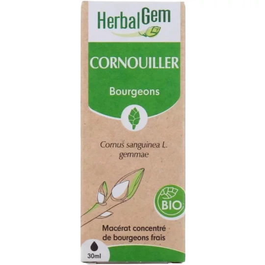 HerbalGem Cornouiller Bio 30 ml
