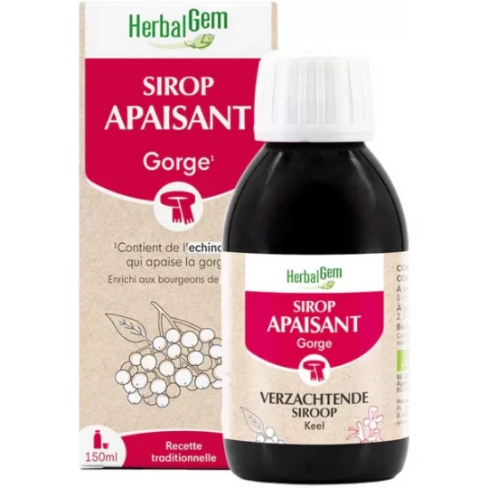 Herbalgem Sirop Refroidissements Bio 150 ml