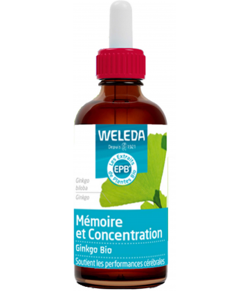 Weleda Mémoire et Concentration Ginkgo Bio 60 ml