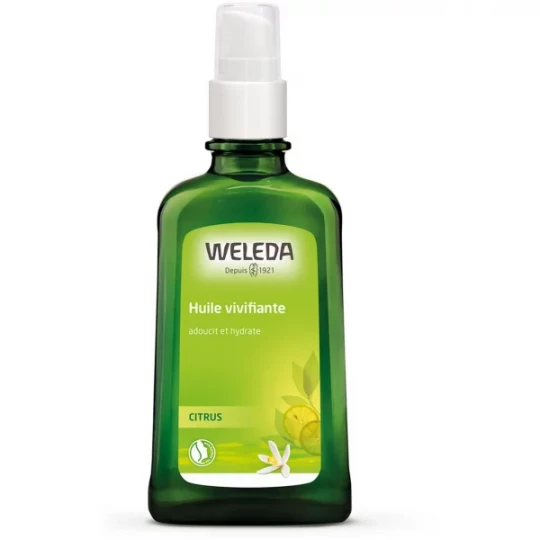 Weleda Huile Vivifiante au Citrus flacon-pompe 100 ml