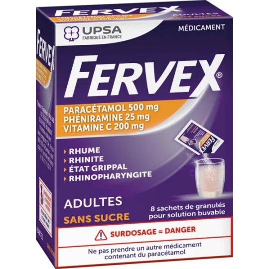Fervex Adultes sans sucre x 8