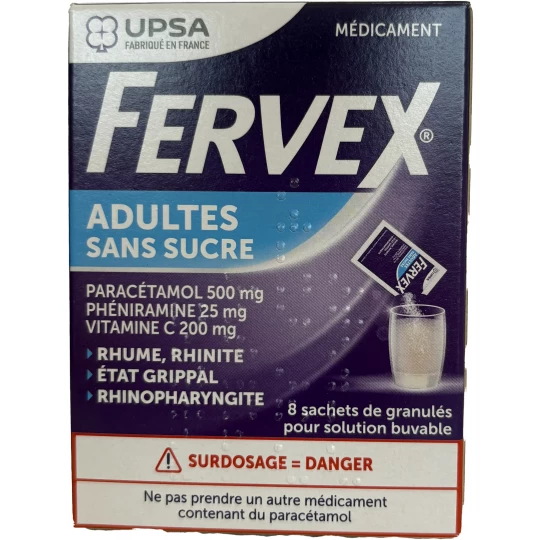 Fervex Adultes sans sucre x 8