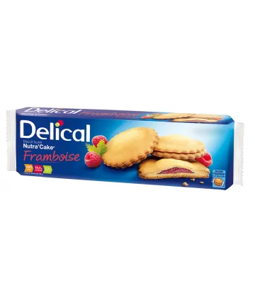 Delical Nutra'Cake Biscuit Fourré Framboise x 9